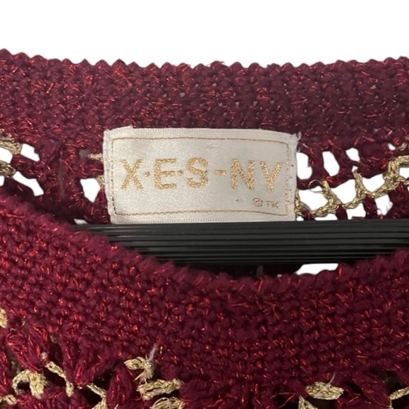 XES-NY•Vintage Scalloped Edged Sweater - Picture 5 of 7